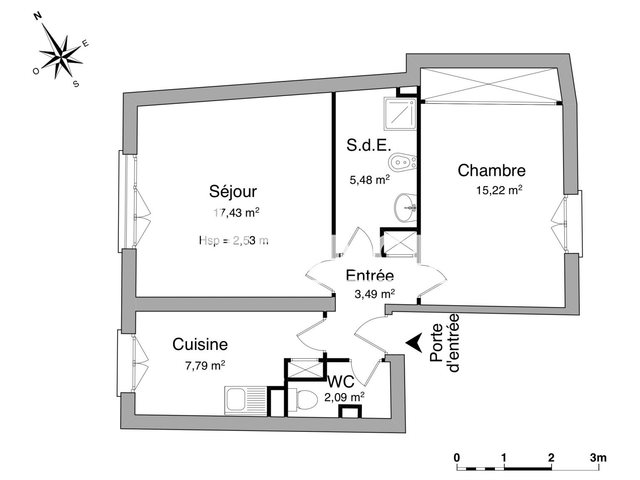Appartement à louer, 51m², Villeneuve-sur-Lot
