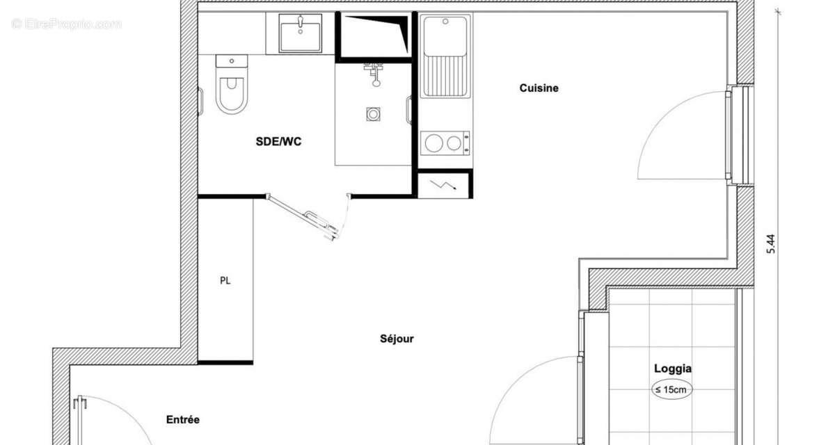 Appartement à vendre, 30m², Toulouse