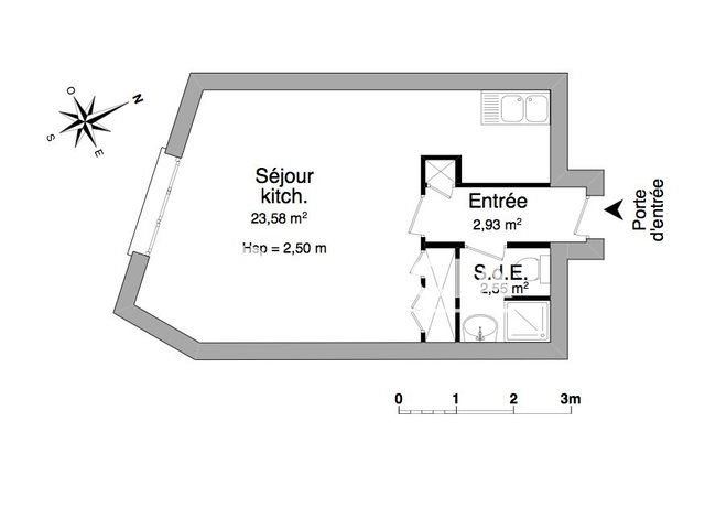 Appartement à louer, 29m², Chatou