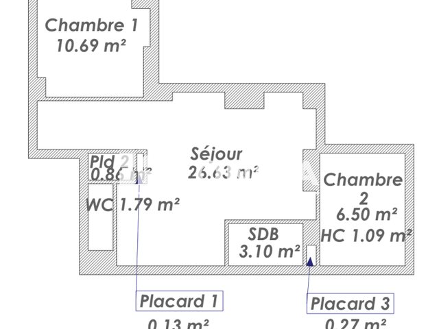 Appartement à louer, 49m², Besançon