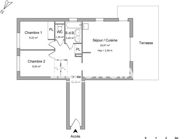 Appartement à louer, 60m², Blainville-sur-Orne