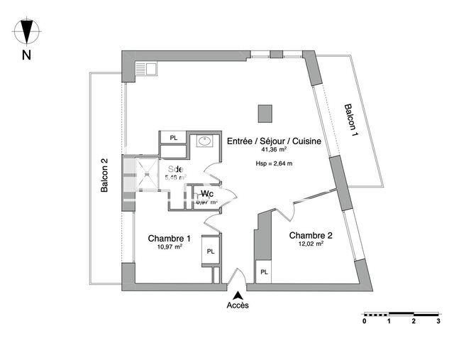 Appartement à louer, 70m², Vif