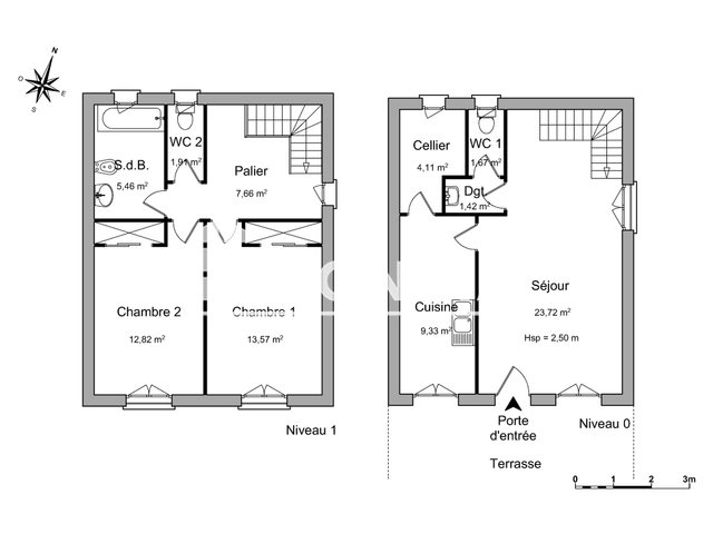 Appartement à louer, 81m², Beynost