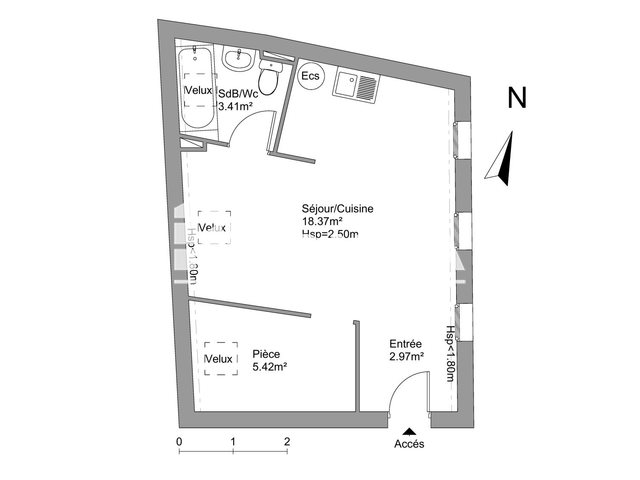 Appartement à louer, 30m², Herblay