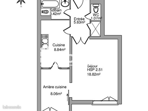 Appartement à louer, 45m², Orléans