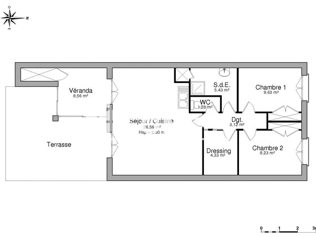 Appartement à louer, 68m², Saint-Saturnin-lès-Avignon