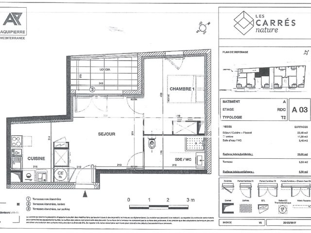 Appartement à louer, 39m², Montpellier