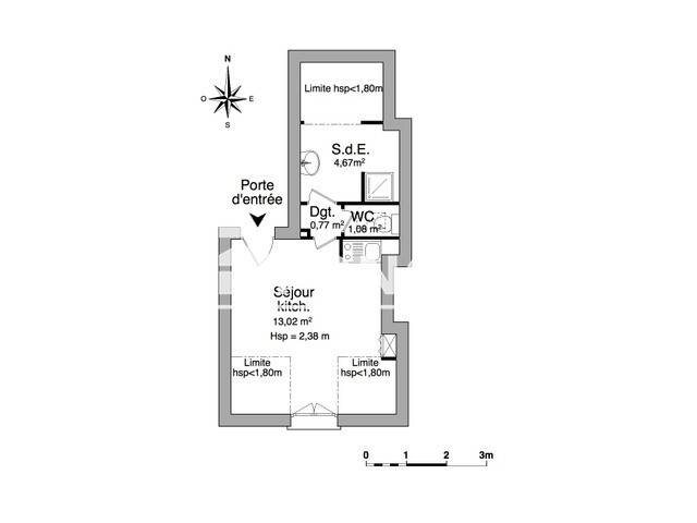 Appartement à louer, 19m², Rouen