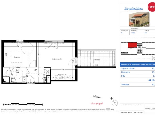 Appartement à louer, 44m², Ambérieu-en-Bugey