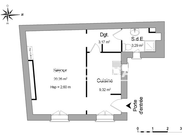 Appartement à louer, 37m², Paris 12ème