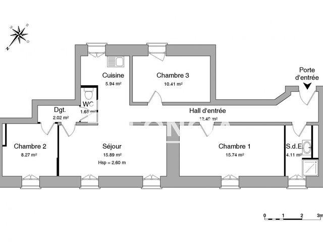Appartement à louer, 76m², Montpellier