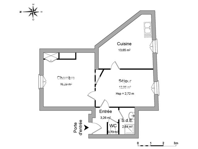 Appartement à louer, 49m², Charleville-Mézières