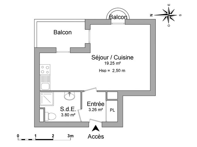 Appartement à louer, 26m², Châtelaillon-Plage