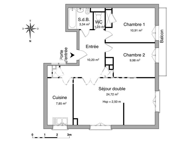 Appartement à louer, 68m², Le Chambon-Feugerolles