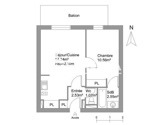Appartement à louer, 34m², Montpellier
