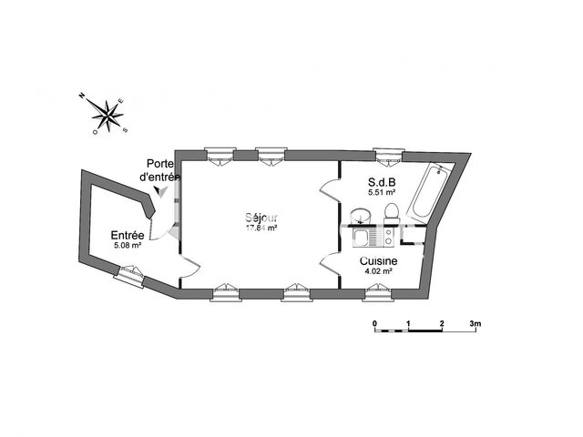 Appartement à louer, 32m², Strasbourg
