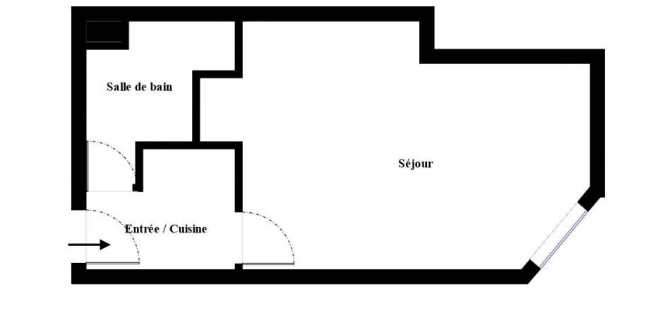 Appartement à vendre, 23m², Paris 11ème