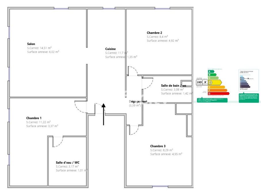 Appartement à vendre, 87m², Aix-en-Provence