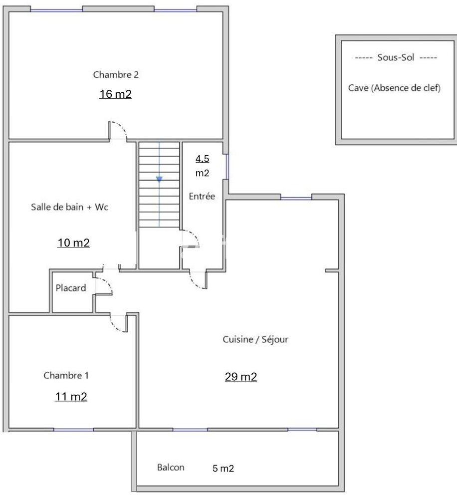 Appartement à vendre, 71m², Verneuil-sur-Seine