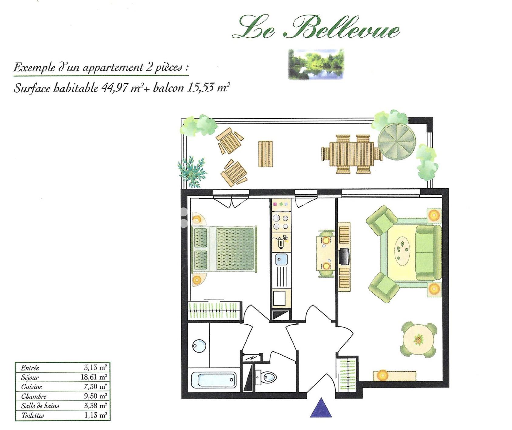 Appartement à vendre, 45m², Besançon