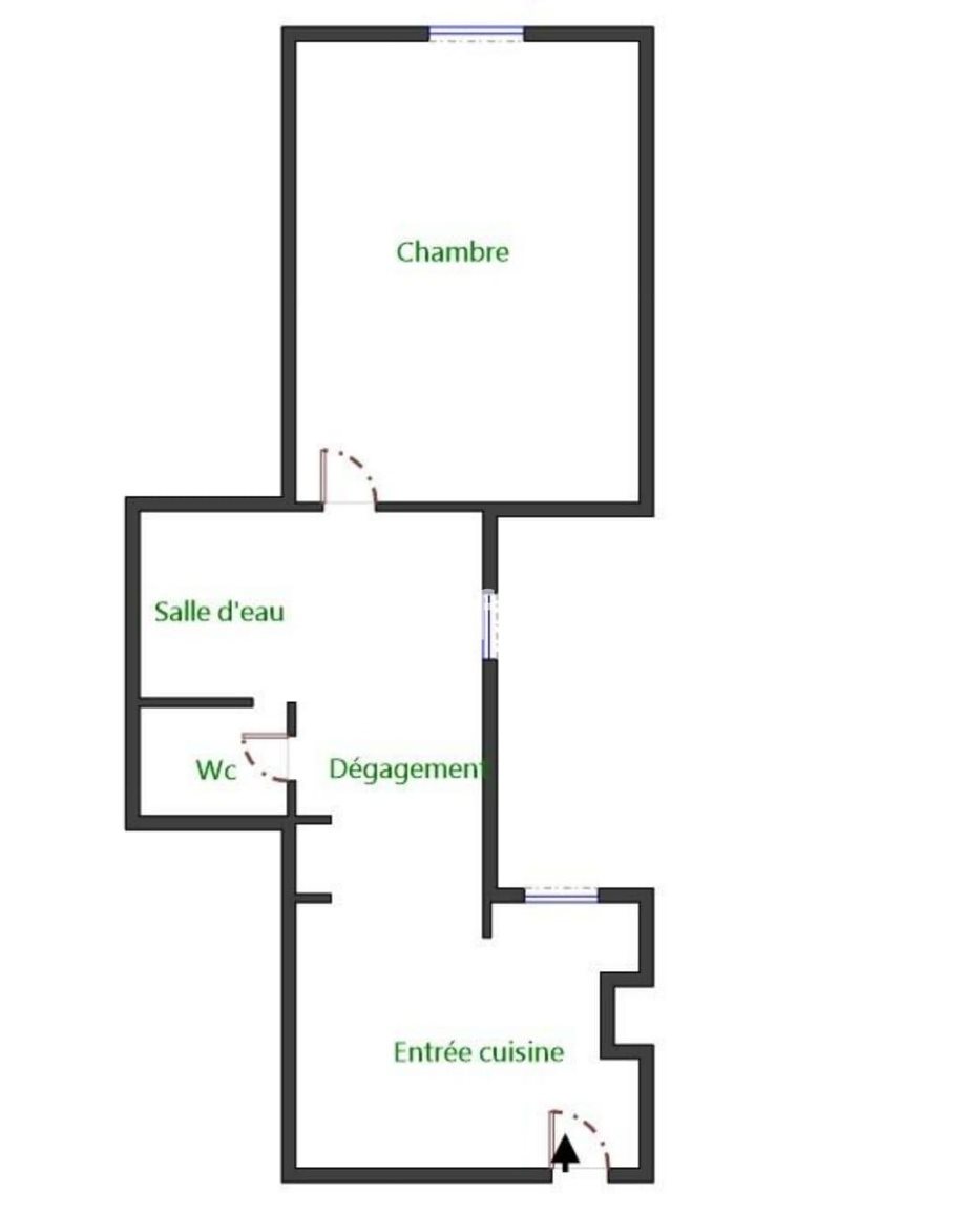 Appartement à vendre, 23m², Paris 13ème