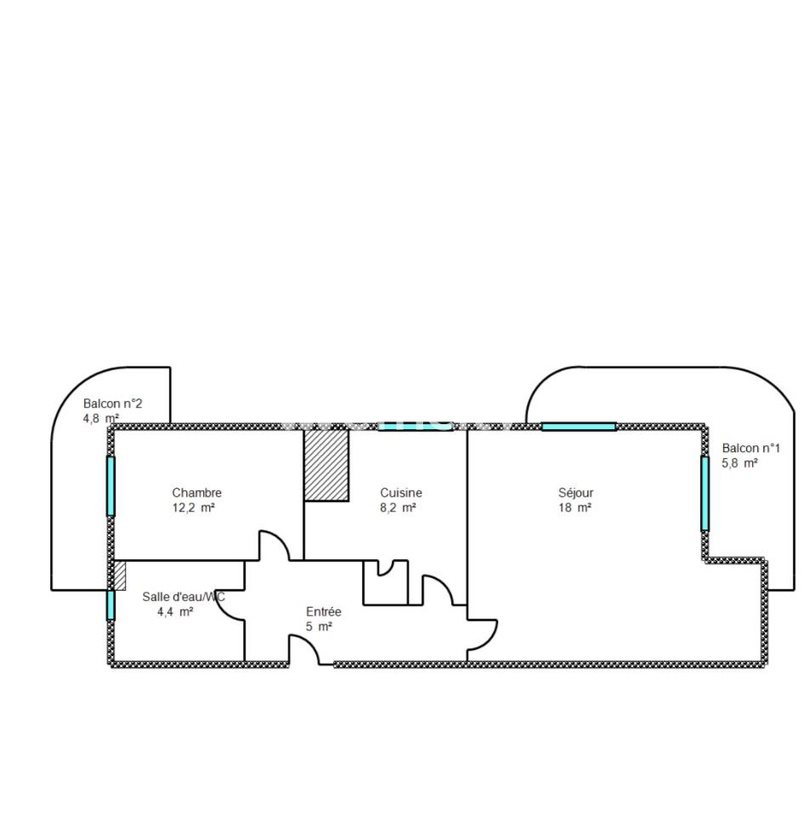 Appartement à vendre, 50m², Montpellier