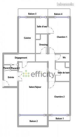 Appartement à vendre, 80m², Montpellier