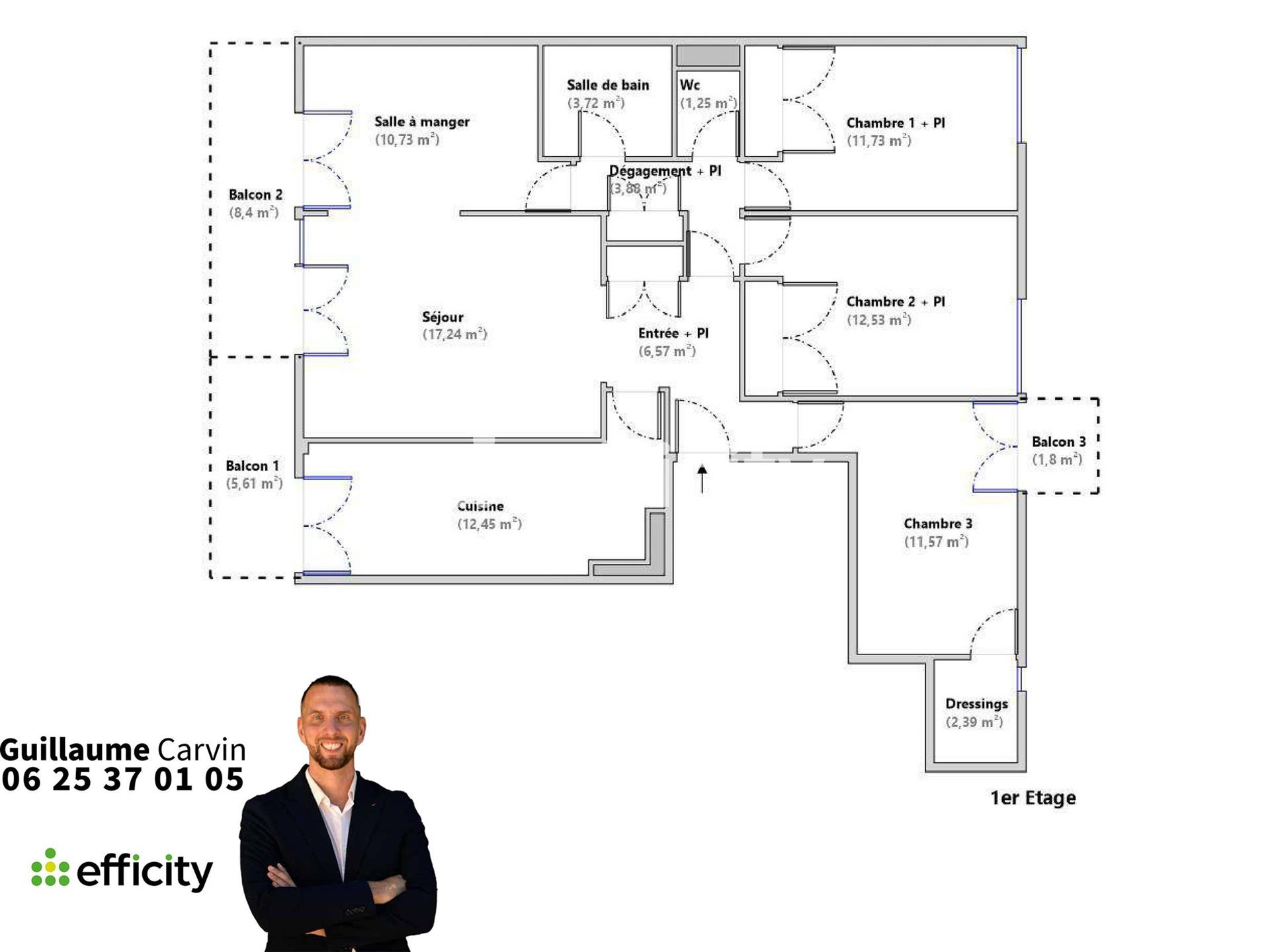 Appartement à vendre, 94m², Marseille 12ème