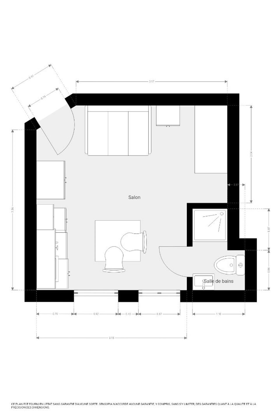 Appartement à vendre, 15m², Paris 11ème