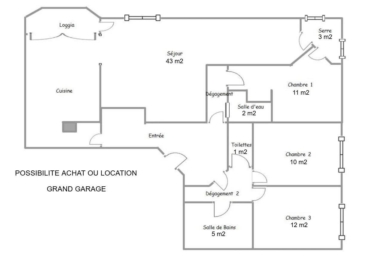 Appartement à vendre, 99m², Lyon 3ème