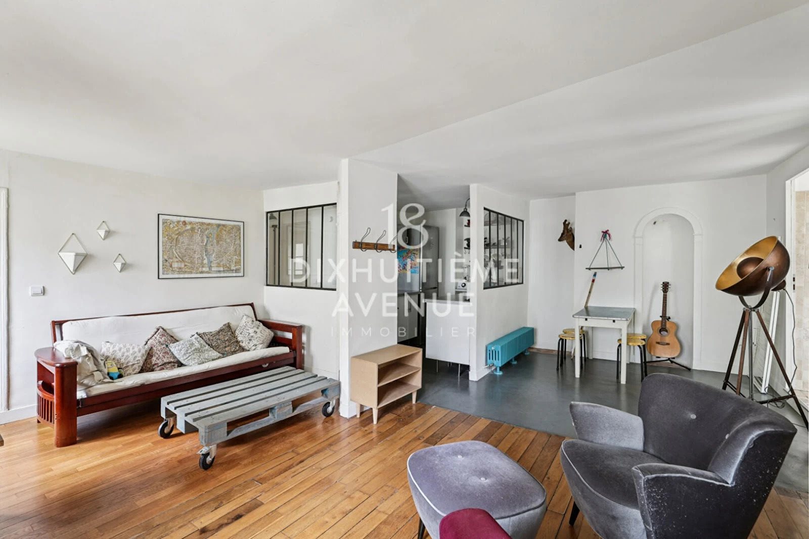 Appartement à louer, 52m², Paris 18ème