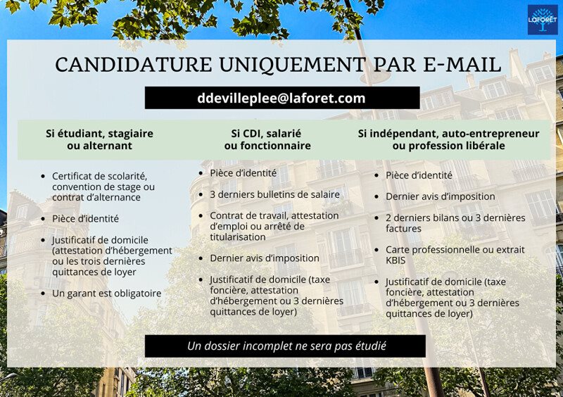 Appartement à louer, 25m², Paris 16ème