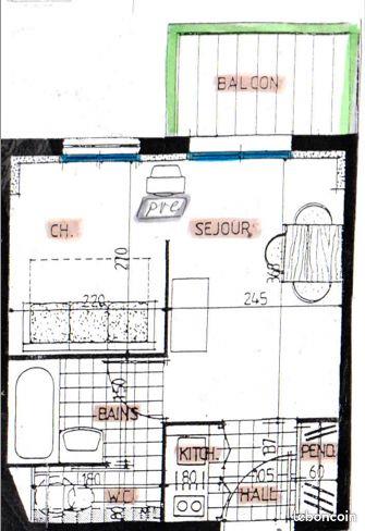 Appartement à louer, 22m², Clermont-Ferrand