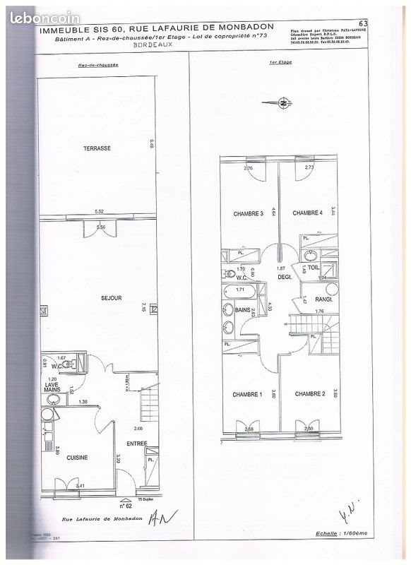 Appartement à louer, 130m², Bordeaux