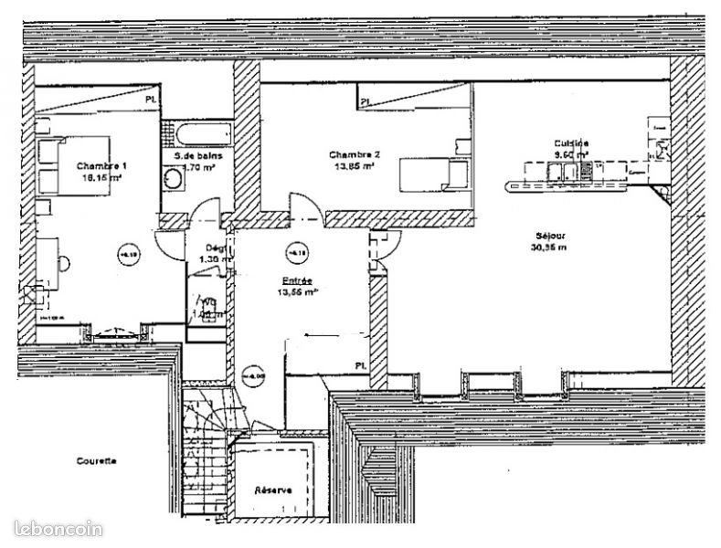 Appartement à louer, 86m², Nantes