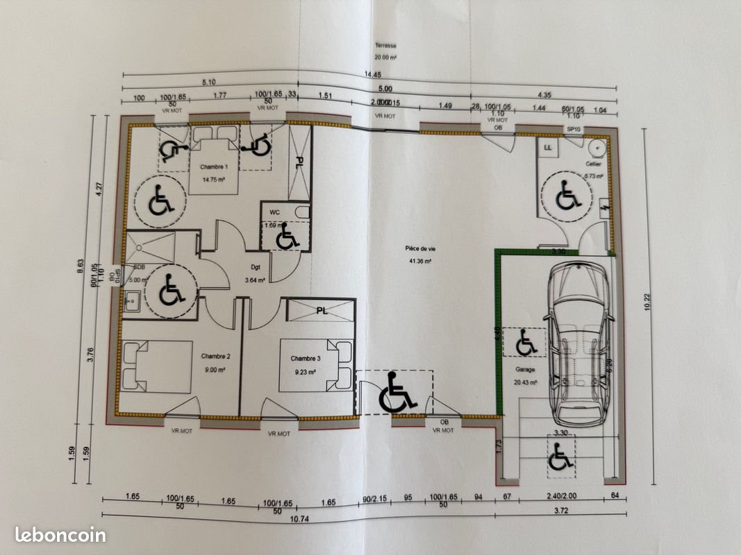 Maison à louer, 95m², Juigné-sur-Sarthe