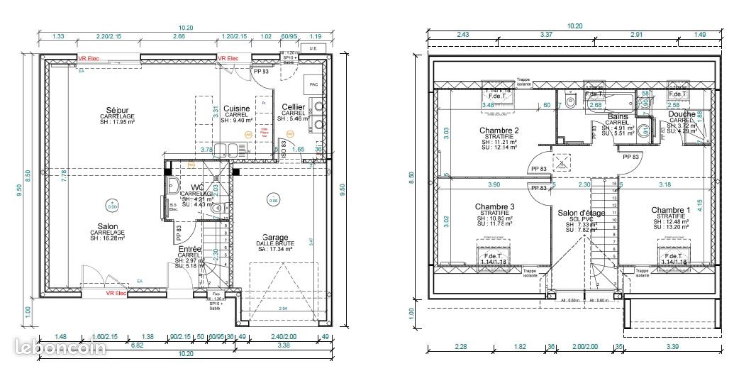Maison à vendre, 110m², Houppeville