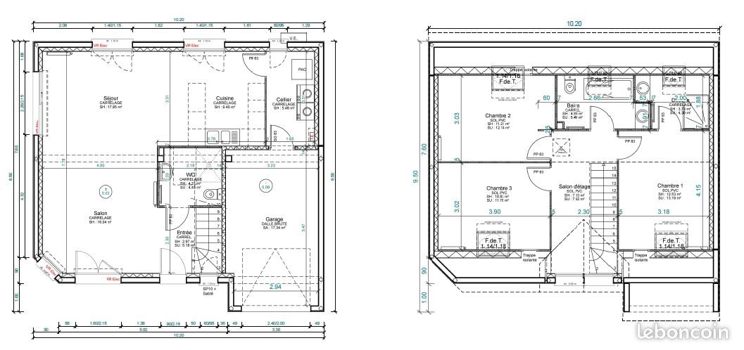 Maison à vendre, 110m², Houppeville