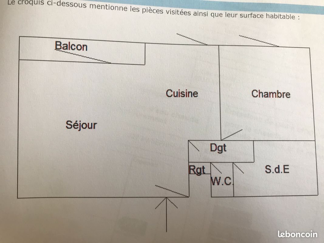 Appartement à louer, 44m², Marseille 6ème