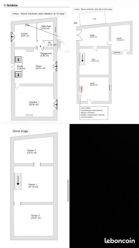 Maison à vendre, 75m², Tournus