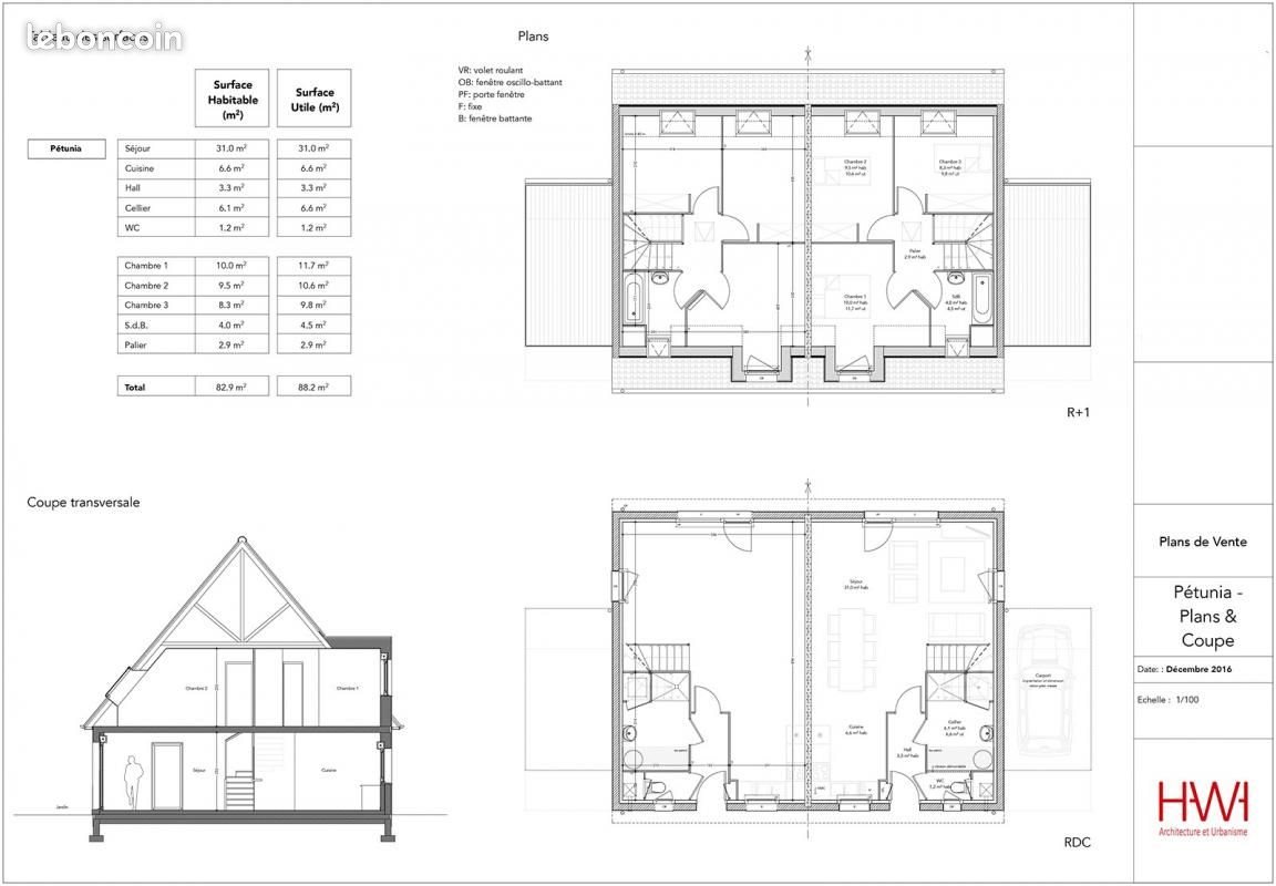 Maison à louer, 82m², Beaurains