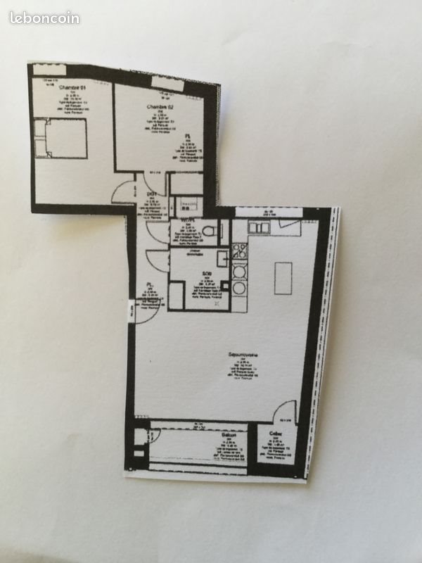 Appartement à louer, 74m², Bailleul