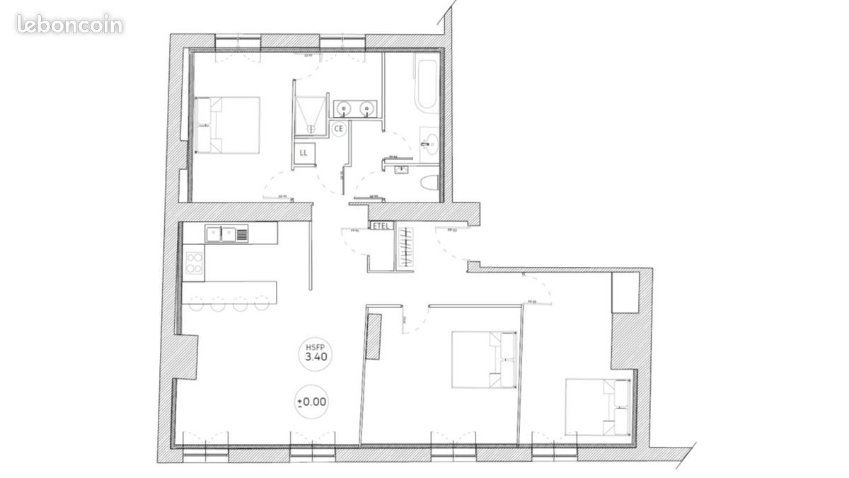 Appartement à louer, 103m², Trévoux