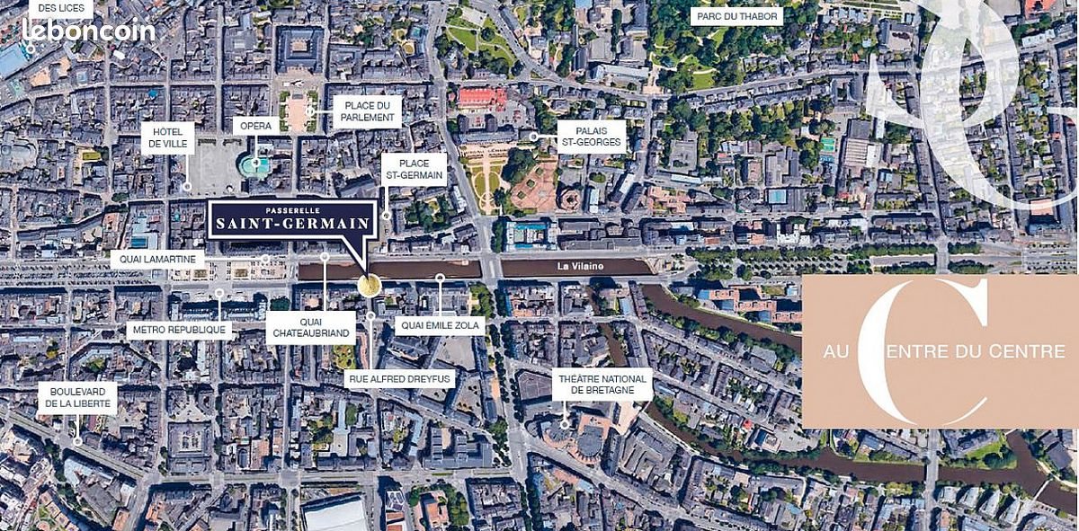 Appartement à louer, 22m², Rennes