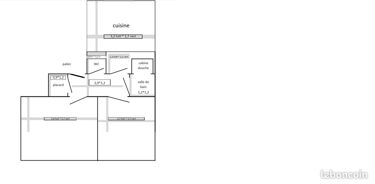 Appartement à louer, 37m², Brest