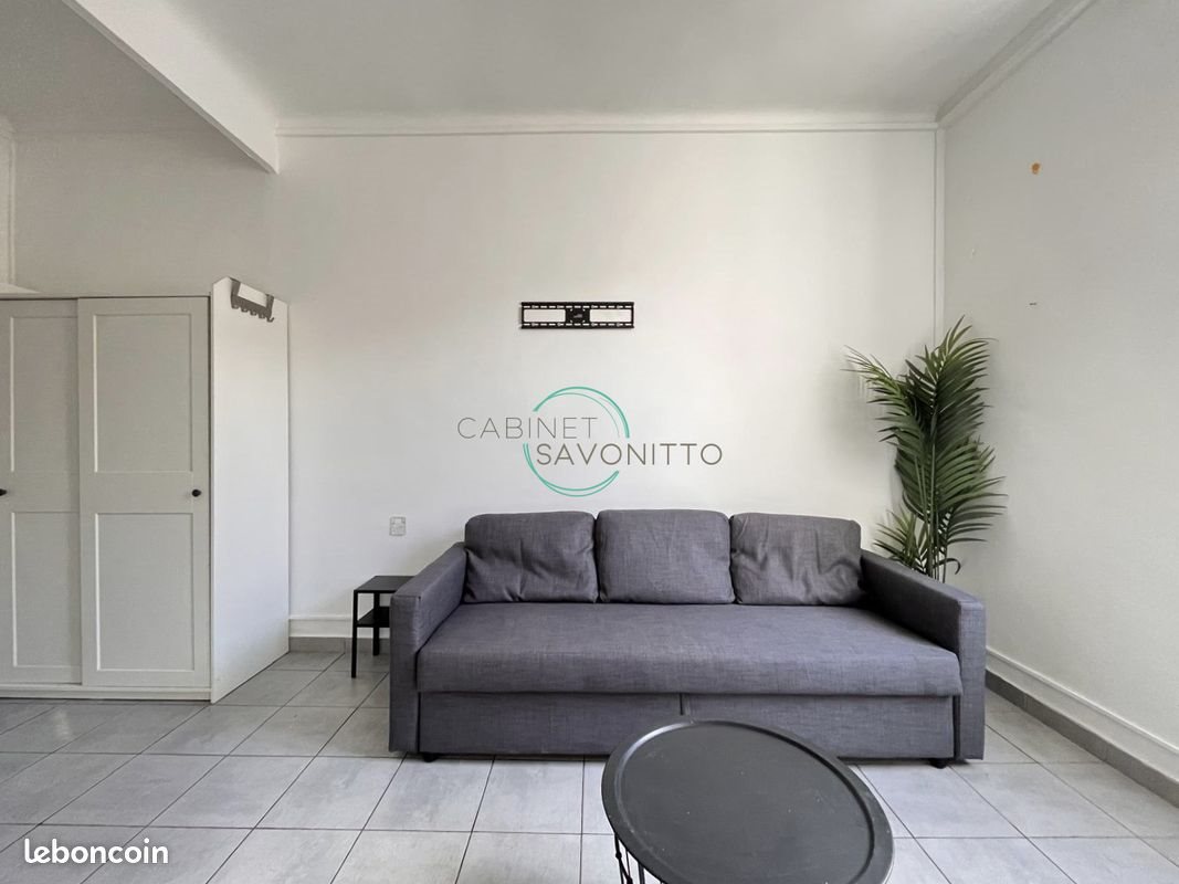 Appartement à louer, 19m², Marseille 6ème