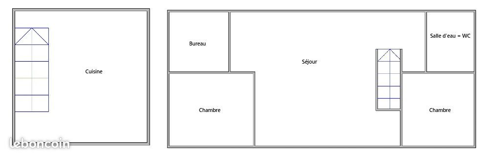 Appartement à louer, 56m², Morlaix