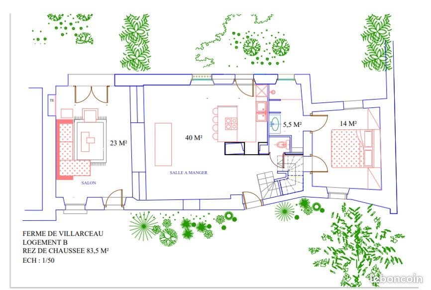 Maison à louer, 120m², Nozay