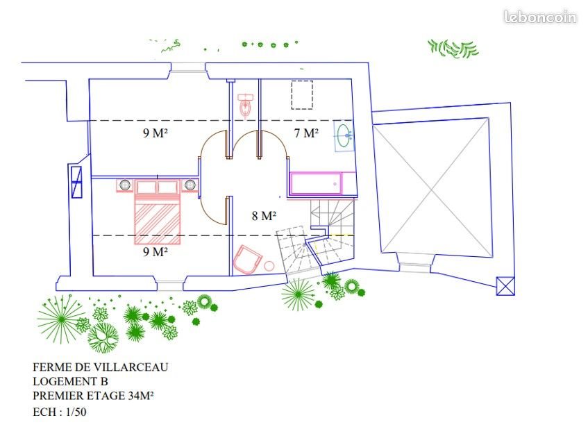 Maison à louer, 120m², Nozay