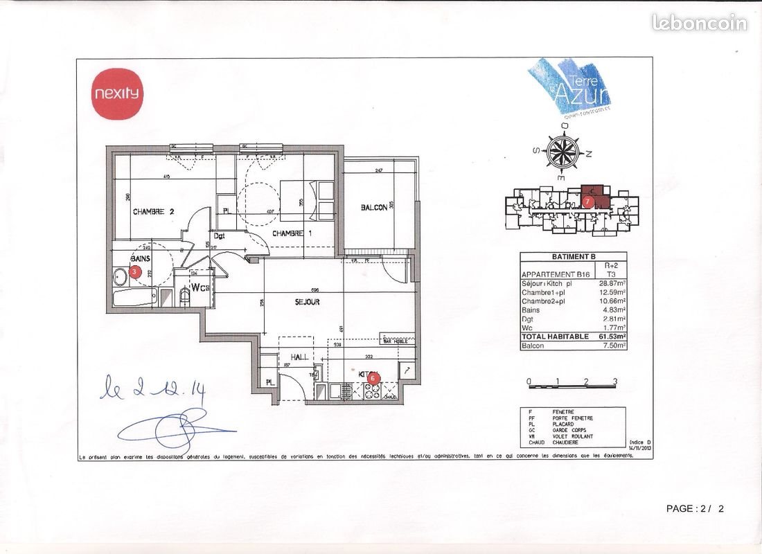 Appartement à louer, 62m², Quint-Fonsegrives